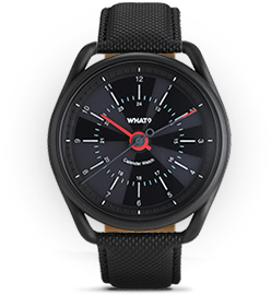 Calendar Watch – Gunmetal Black